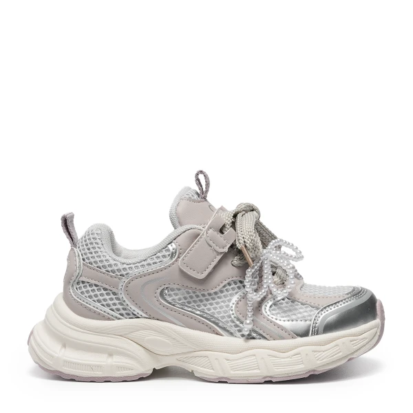 6101274 | Полуботинки для школьников девочек Серый 33