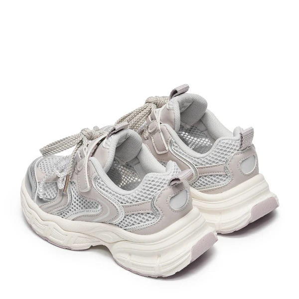 6101274 | Полуботинки для школьников девочек Серый 33