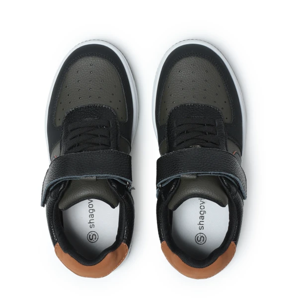 510146 | Полуботинки для школьников мальчиков Хаки 33