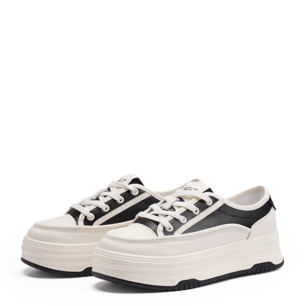 910735 | Полуботинки женские Черно-белый 38