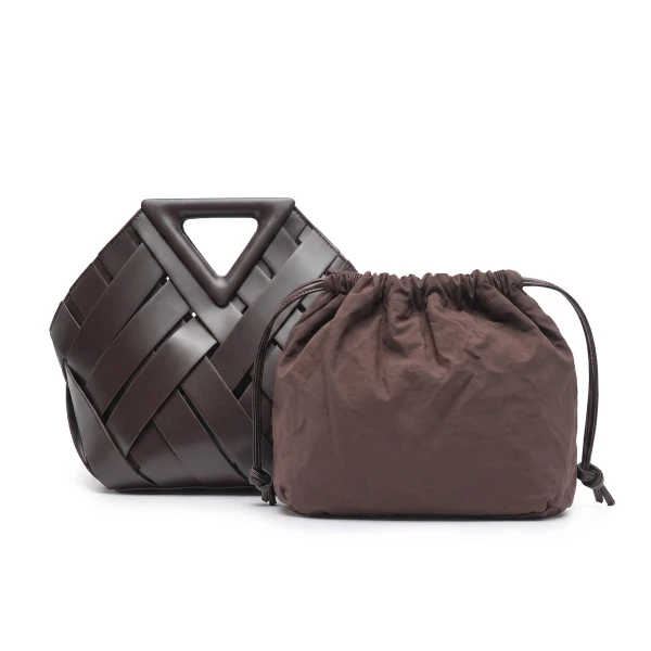 Y2602SS02 | Сумка женская коричневый 23 × 14 × 19 см