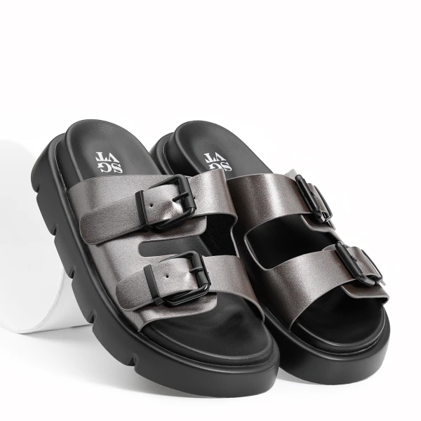 940806 | Туфли открытые женские Серебро 38