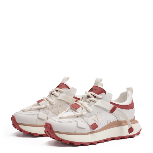 910724 | Полуботинки женские бежево-розовый 38