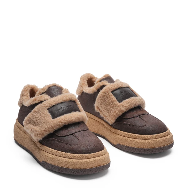 9101013 Ш | Полуботинки женские коричневый 36