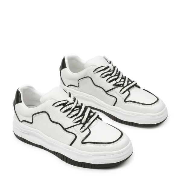 910133 | Полуботинки женские Молочно-черный 38