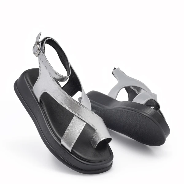 940821 | Туфли открытые женские Серебро 38