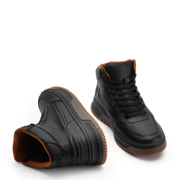 750527 Ш | Ботинки мужские Черно-рыжий 40