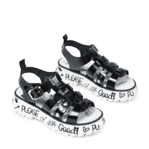 640064 | Туфли открытые для школьников девочек Черный 34