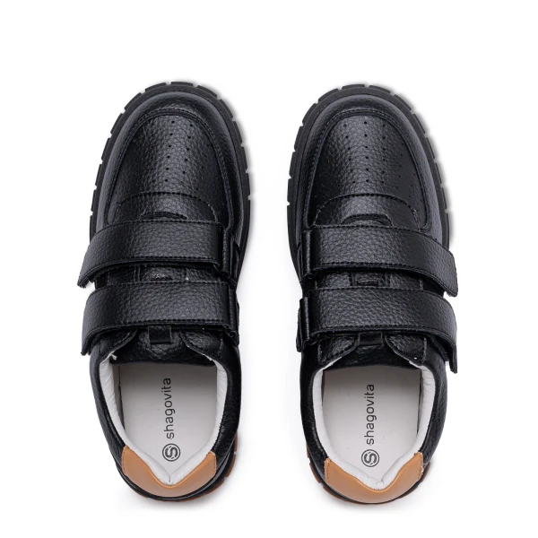 310174 | Полуботинки дошкольные Черно-рыжий 31