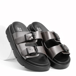 940806 | Туфли открытые женские Серебро 38