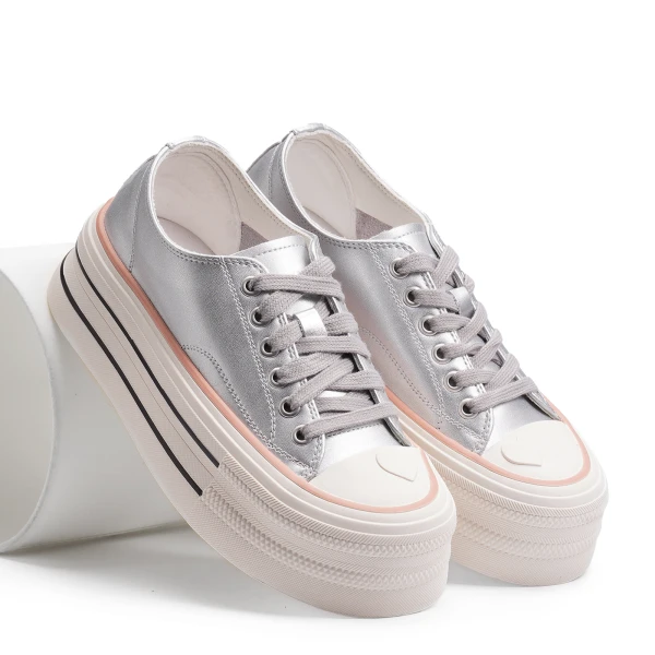 910571 | Полуботинки женские Серебро 38