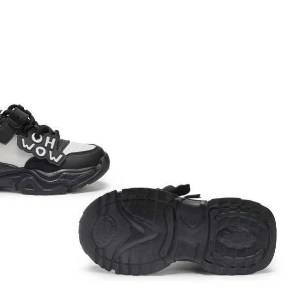 4101248 | Полуботинки дошкольные Черно-белый 31