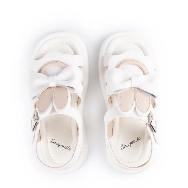 640026 | Туфли открытые для школьников девочек Бежевый 33