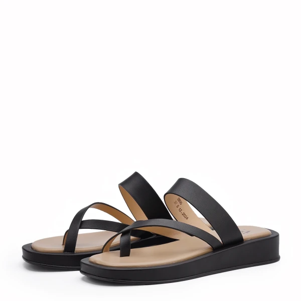 940895 | Туфли открытые женские Черно-бежевый 38