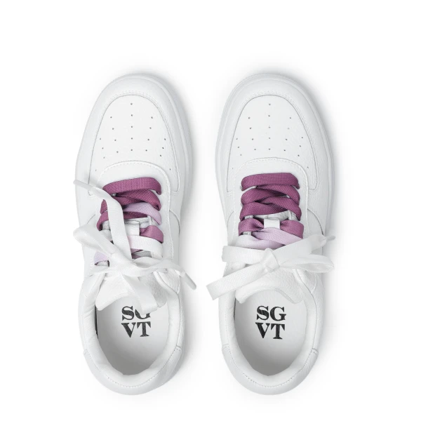 610131 | Полуботинки для школьников девочек Белый 33