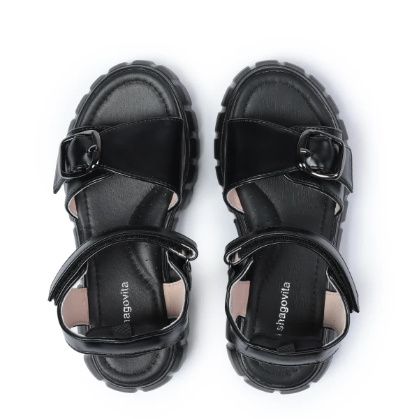 640065 | Туфли открытые для школьников девочек Черный 33