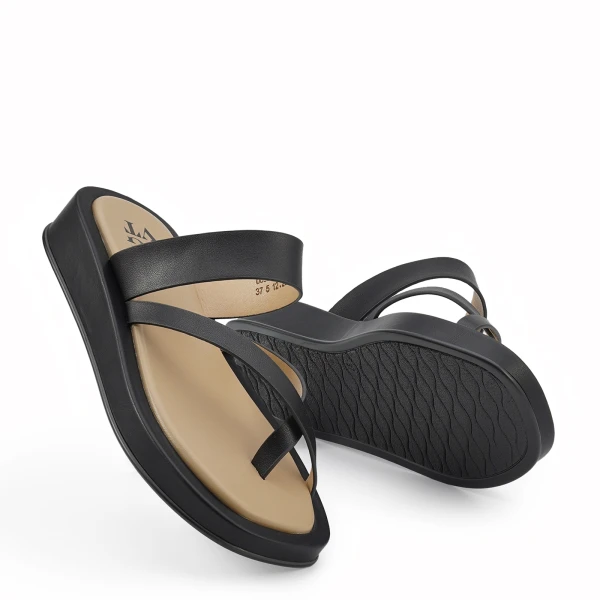 940895 | Туфли открытые женские Черно-бежевый 38