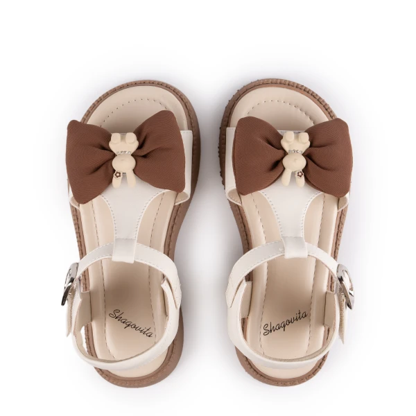 440027 | Туфли открытые дошкольные Молочный 30