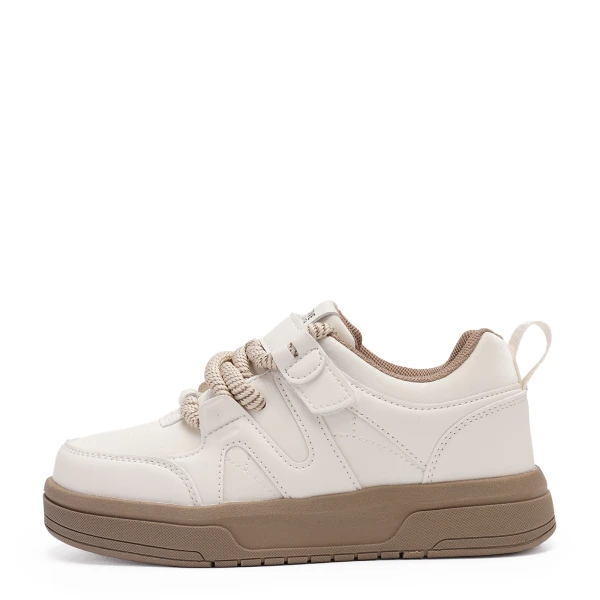 610669 | Полуботинки для школьников девочек Белый 33