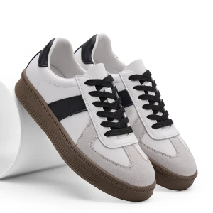 910566 | Полуботинки женские Бело-черный 36