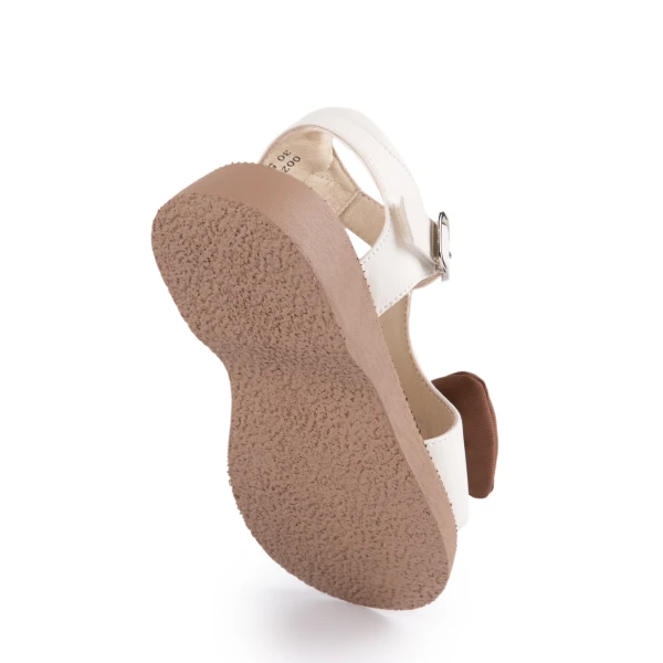 640027 | Туфли открытые для школьников девочек Молочный 34