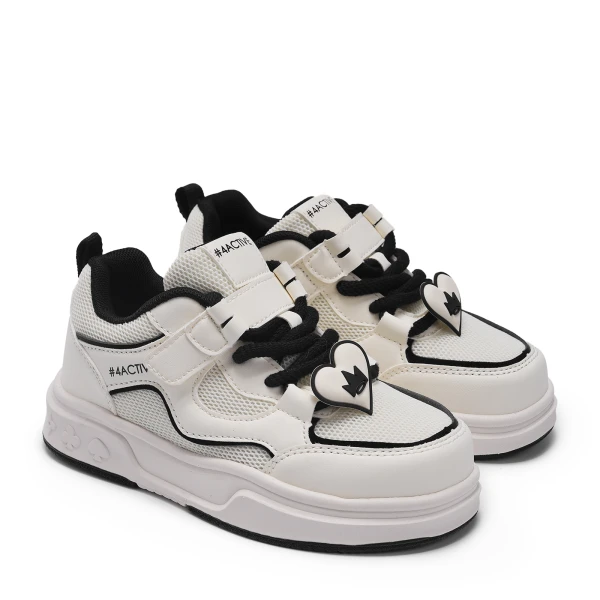 6101249 | Полуботинки для школьников девочек Белый 33