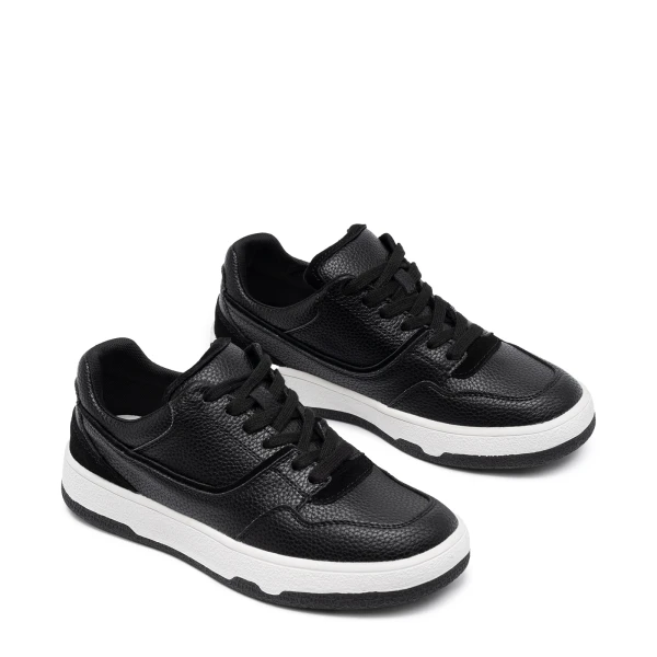 510534 | Полуботинки для школьников мальчиков Черно-белый 33