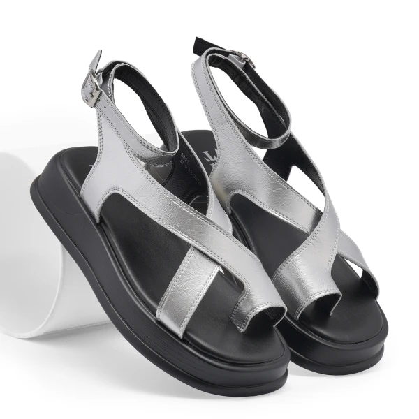 940821 | Туфли открытые женские Серебро 38