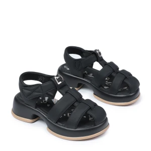 640063 | Туфли открытые для школьников девочек Черный 33