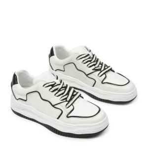 910133 | Полуботинки женские Молочно-черный 38