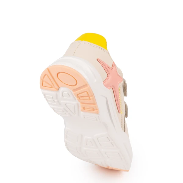 610093 | Полуботинки для школьников девочек Бежевый 36