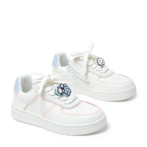 610129 | Полуботинки для школьников девочек Молочный 32