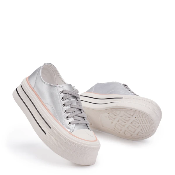 910571 | Полуботинки женские Серебро 38