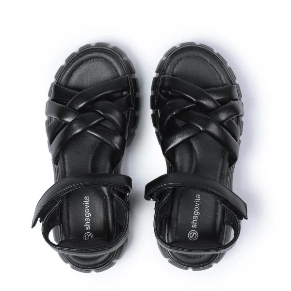 640066 | Туфли открытые для школьников девочек Черный 32