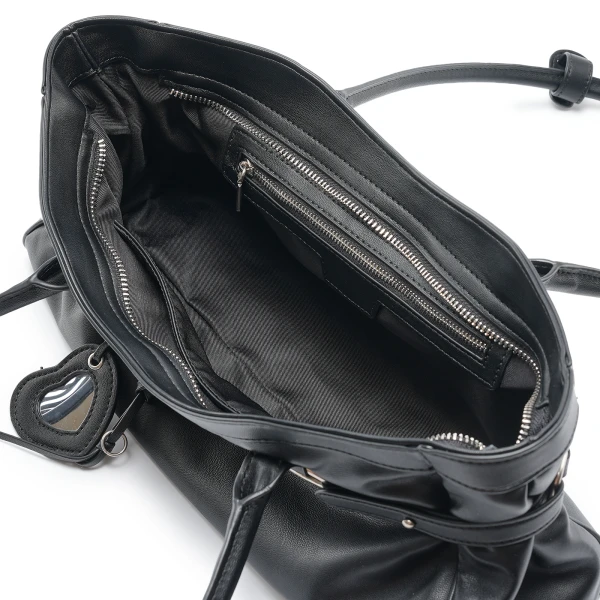 K2604SS01 | Сумка женская Черный 17,5 × 36,5 × 9 см