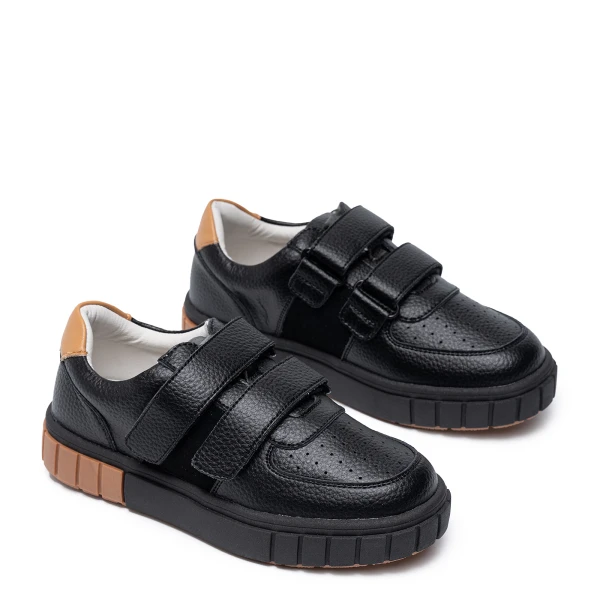 310174 | Полуботинки дошкольные Черно-рыжий 31