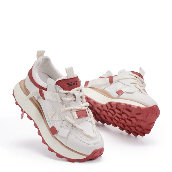 910724 | Полуботинки женские бежево-розовый 38