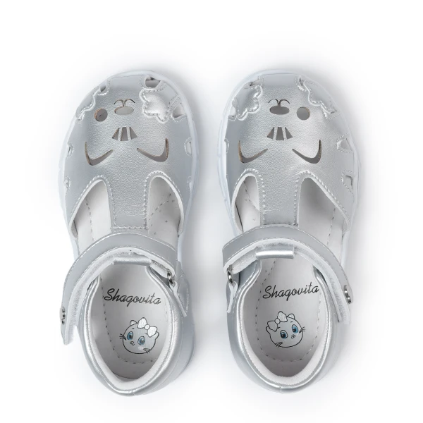 240054 | Туфли открытые малодетские Серебро 23