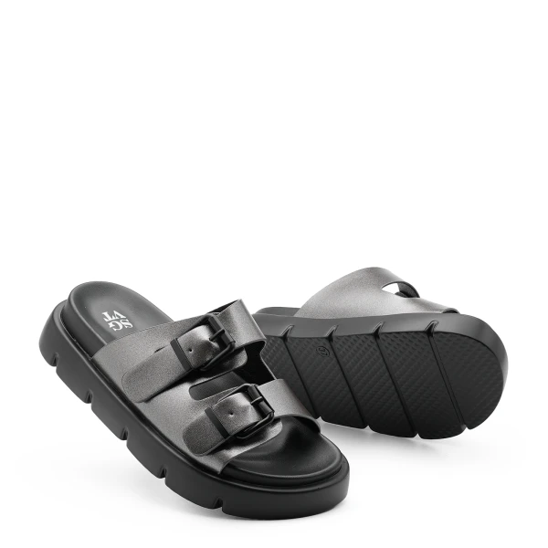 940806 | Туфли открытые женские Серебро 38